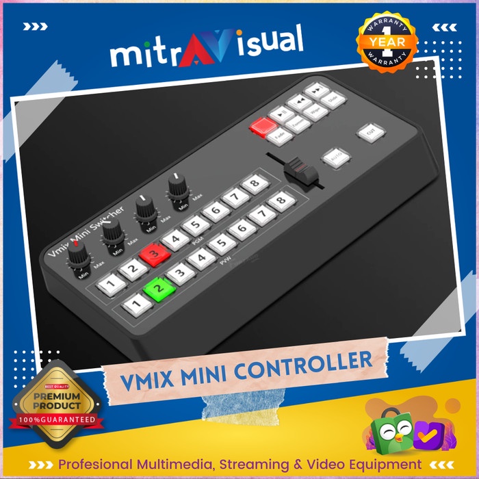 TYST VIDEO vMix Panel Controller support vMix OBS Tally Version