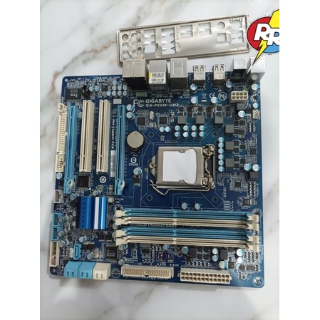 Motherboard Mobo Mainboard PC Merk Gigabyte GA-  P55M -UD2 Socket 1156 4 Slot Memori Berkualitas