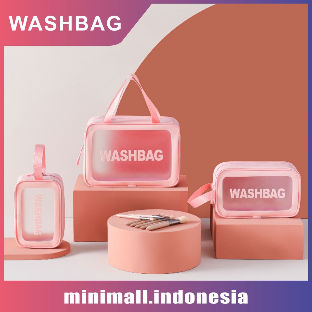 Tas Kosmetik Washbag / Cosmetic Bag Organizer / Tas Alat MakeUp Korea TS04-06