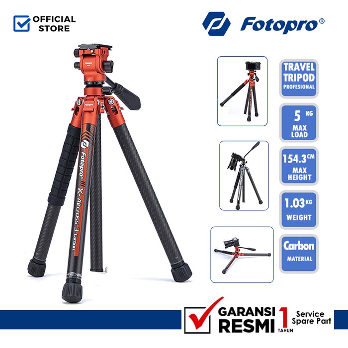 Fotopro X-Aircross 3 Lite Tripod Video Fluid Head