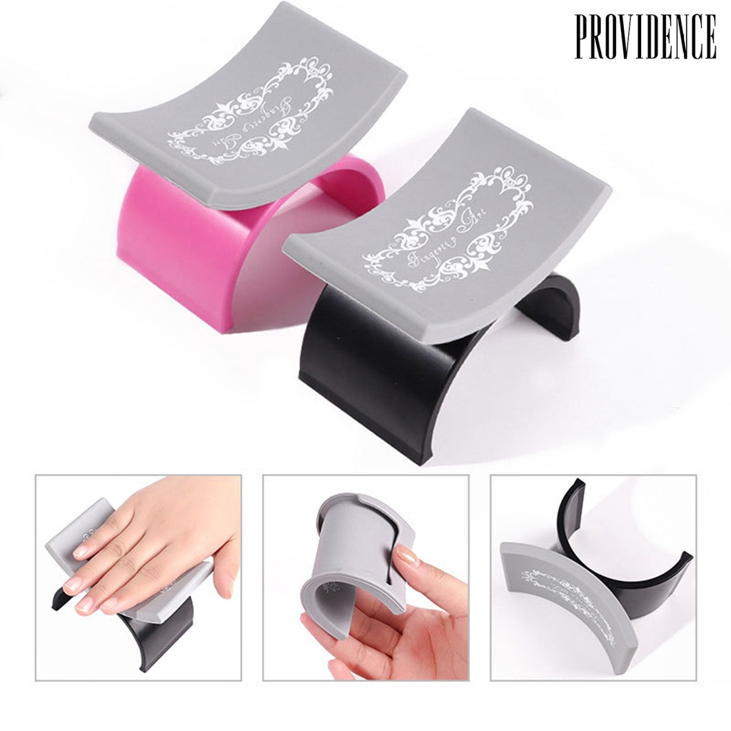 Providence Nail Art Bantal Pola Unik Tahan Air ABS U-Shape Non-Slip Manicure Armrest Pillow Nail Cushion Perlengkapan Kuku