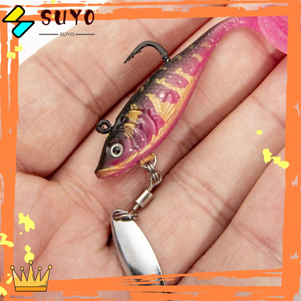 Suyo 2pcs Soft Lures Renang Trout Engkol Cacing