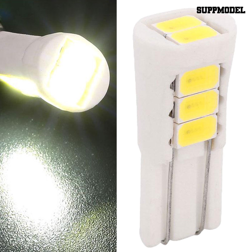 [SM Otomatis] T10 5050 8SMD LED Keramik Mobil Truk Lebar Samping Dashboard Light Lamp Bohlam