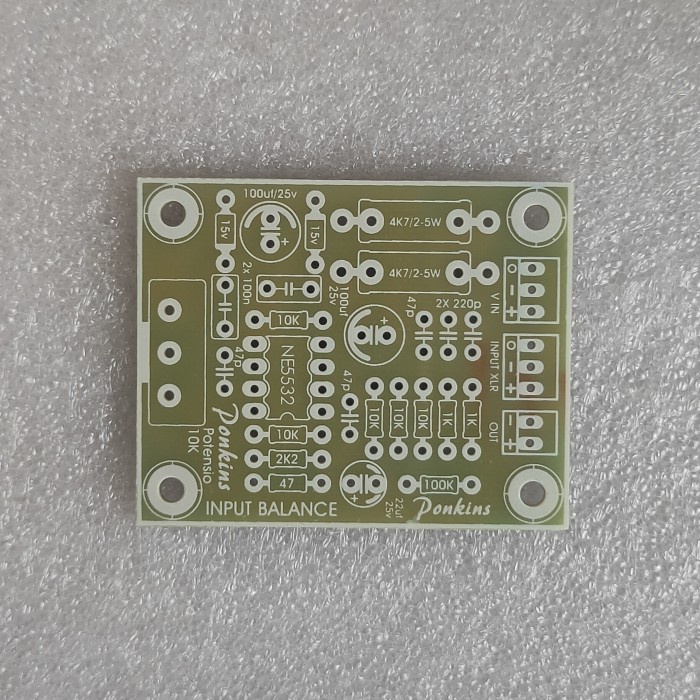 PCB INBAL Input Balance Mono Fiber FR4