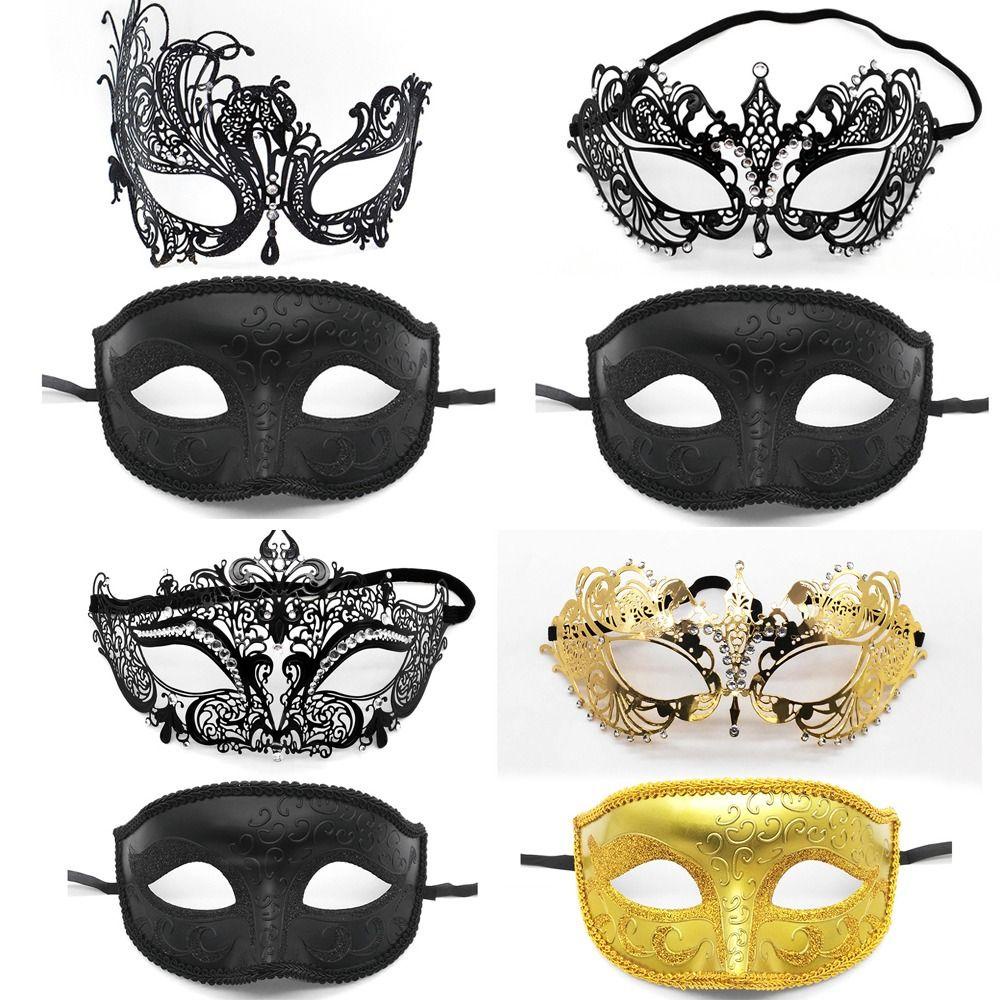 R-FLOWER Dance Masquerade Prom Perlengkapan Kostum Tari Halloween Skull Party