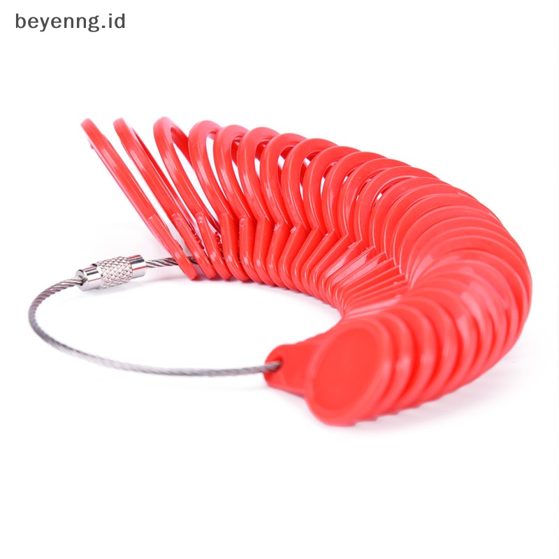 Beyen Measure Finger Sizer Ring Gauge Semua Ukuran UK A-Z Ukuran As 0-13 Plastik Cap ID