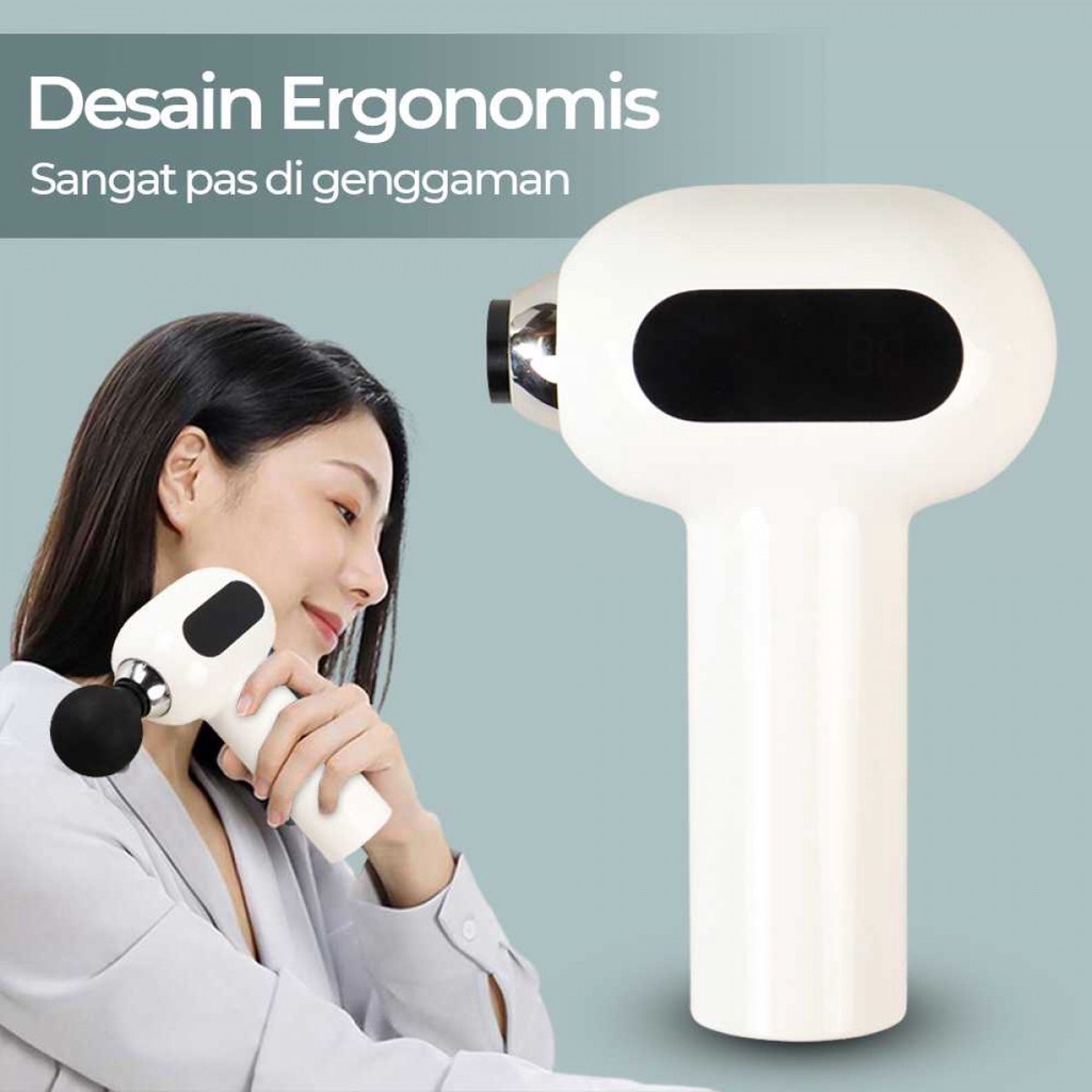 EVENTEK Alat Pijat Elektrik Mini Lightweight Massage Fascial Gun - 357