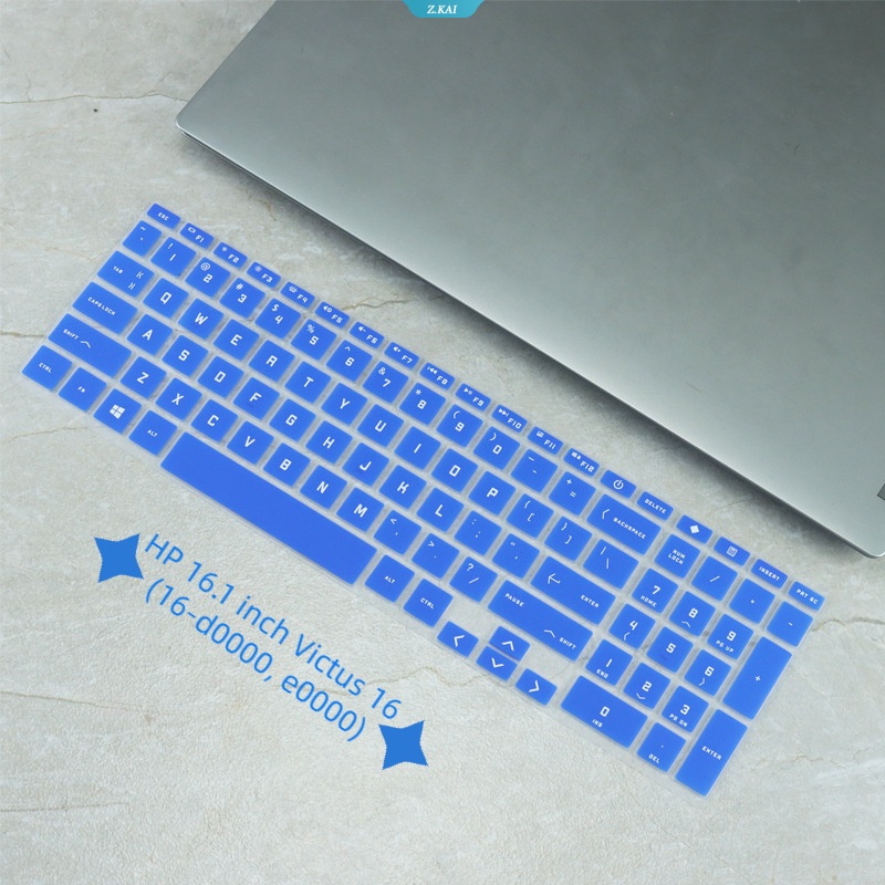 Cover Keyboard Komputer Untuk HP 16.1 Inch Victus 16 (16-D000, E0000) Warna Solid Silikon Tahan Air Pelindung Kulit Untuk Keyboard Laptop Penutup Debu [ZK]