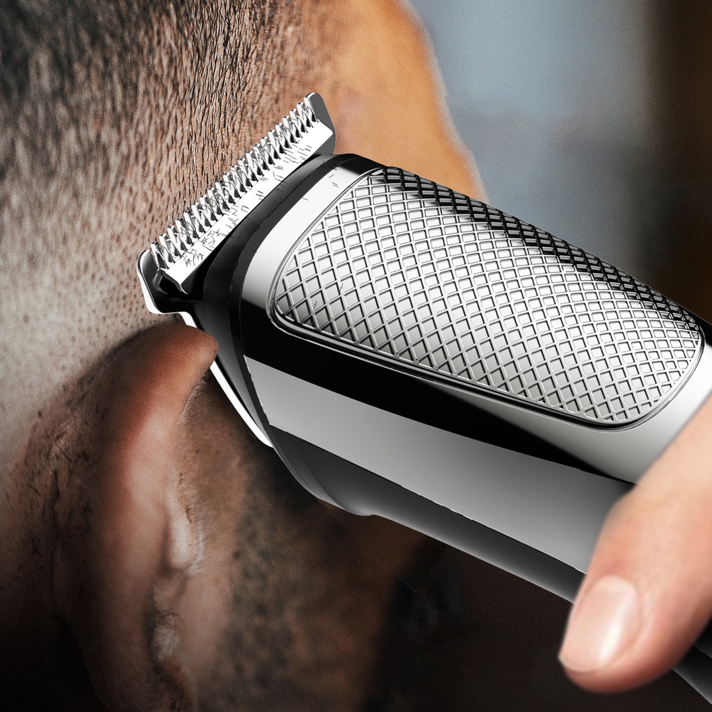 Alat Pencukur Jenggot Pisau Cukur Alat Pemotong Rambut Pengisian Cepat USB Type-C, Motor Super Power TM01