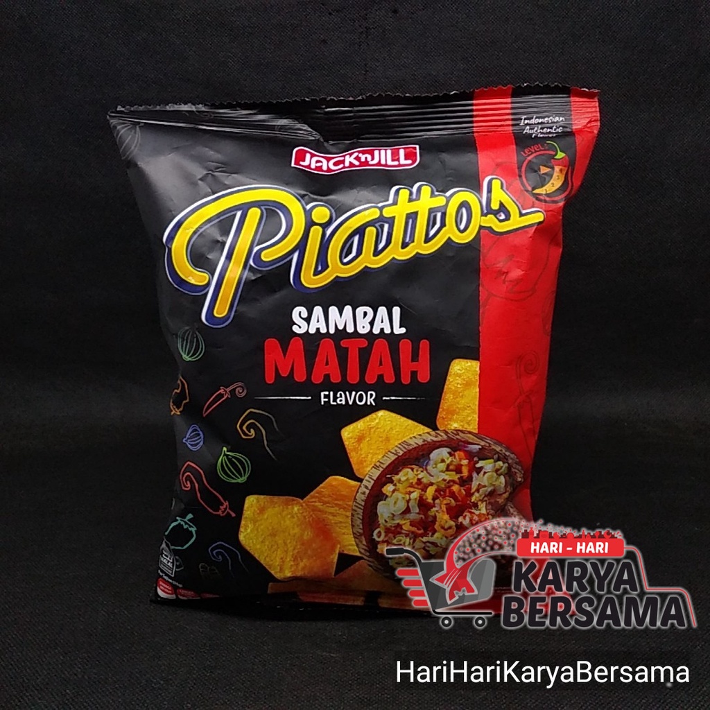 

MAKANAN RINGAN PIATTOS SAMBAL MATAH FLAVOR SNACK 68GR