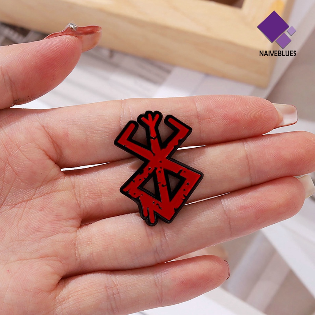 &lt; Naiveblues &gt; Pin Bros Elektroplating Lucu Motif Anime Enamel Aksesoris Perhiasan