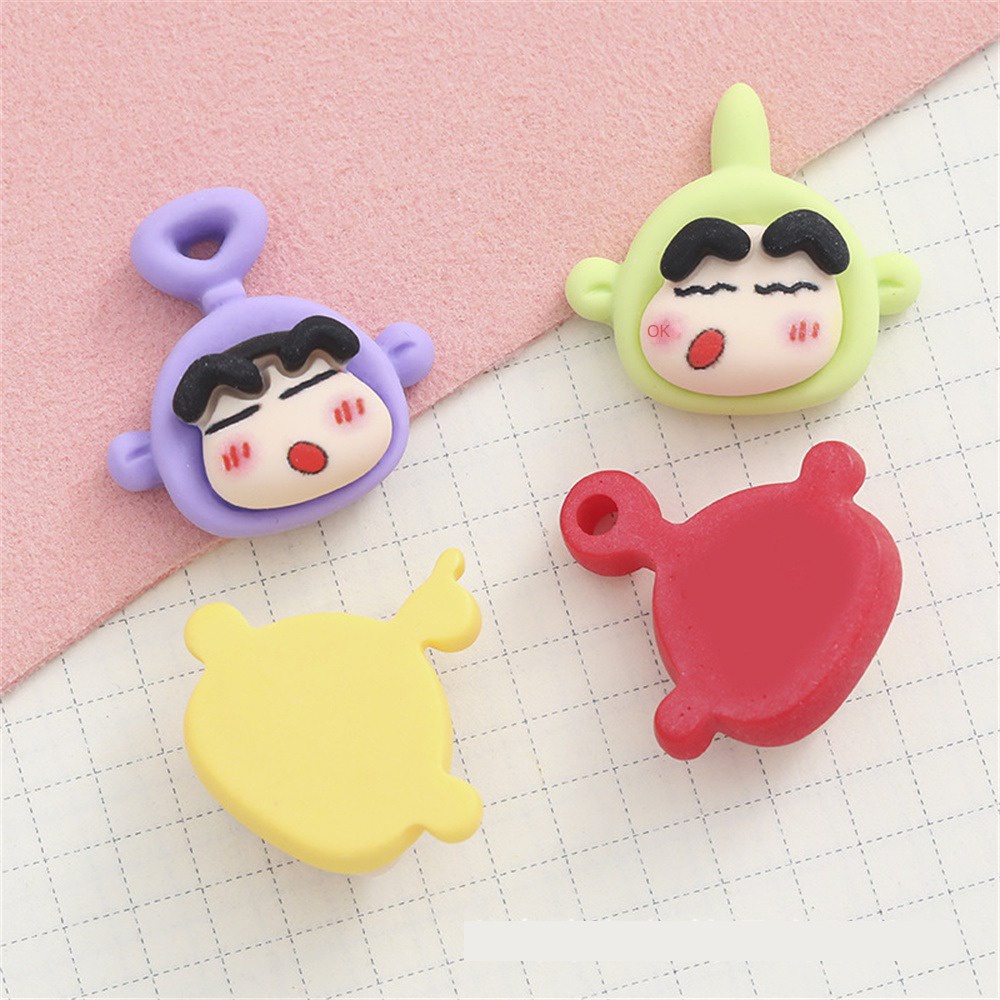 Aksesori Bayi Diy Antena Chin-chan Crayon Hiasan Cangkir Casing Ponsel Aksesori Klip Rambut Buatan Rumah untuk Hadiah Anak-anak Teman