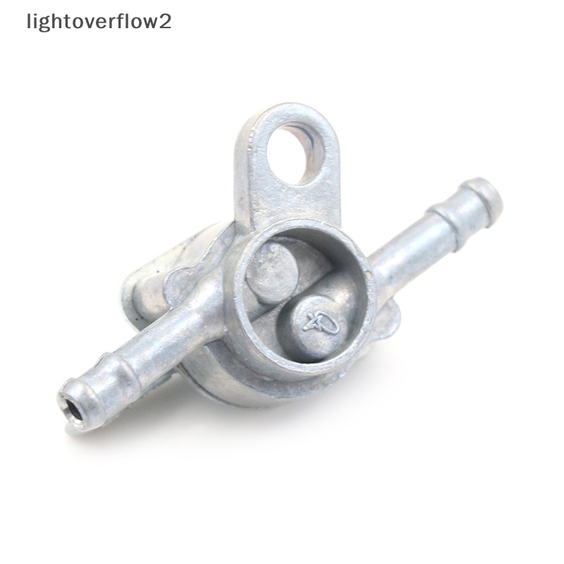[lightoverflow2] Saklar ON/OFF Tap Bahan Bakar Bensin Inline Aluminium 50cc 110cc 125cc Pit Kotoran Untuk Motor Sepeda High Quality R06 [ID]
