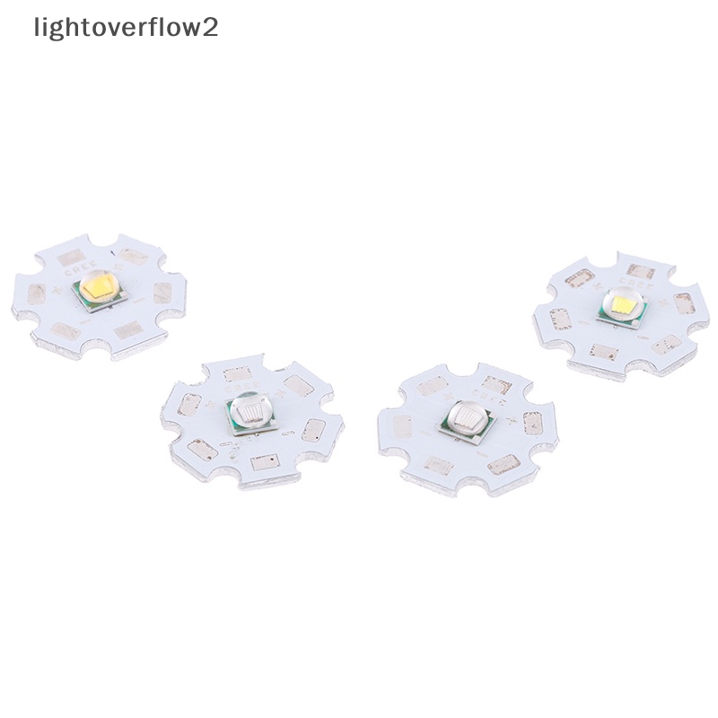 [lightoverflow2] Cree XML2 XM-L2 10W Putih Merah Hijau Biru Kuning chip LED Daya Tinggi+PCB 16/20mm [ID]