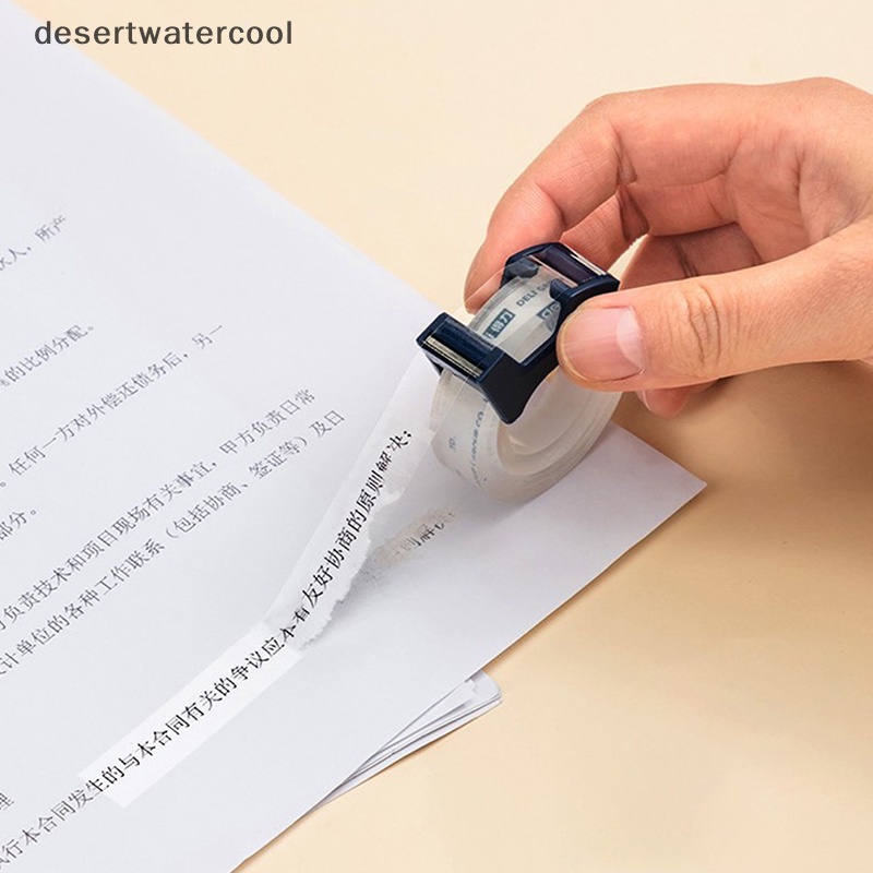 Deid Lakban Perekat Bening Writable Dengan Tape Cutg Tool Protable Tape Dispenser Martijn