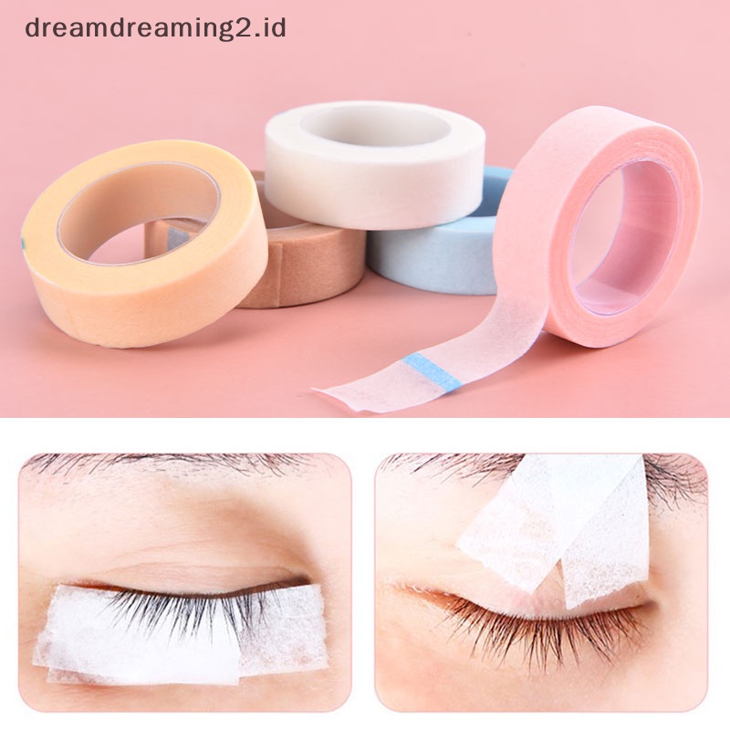 (drea) 9m Lash Tape Eyelash Extension Breathable Micropore Fabric Mudah Sobek Mata Kaset//