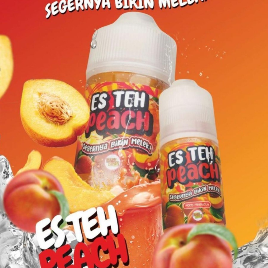 Kaki Lima Es Teh Peach 60ML by Kaki Lima Liquid Authentic Original