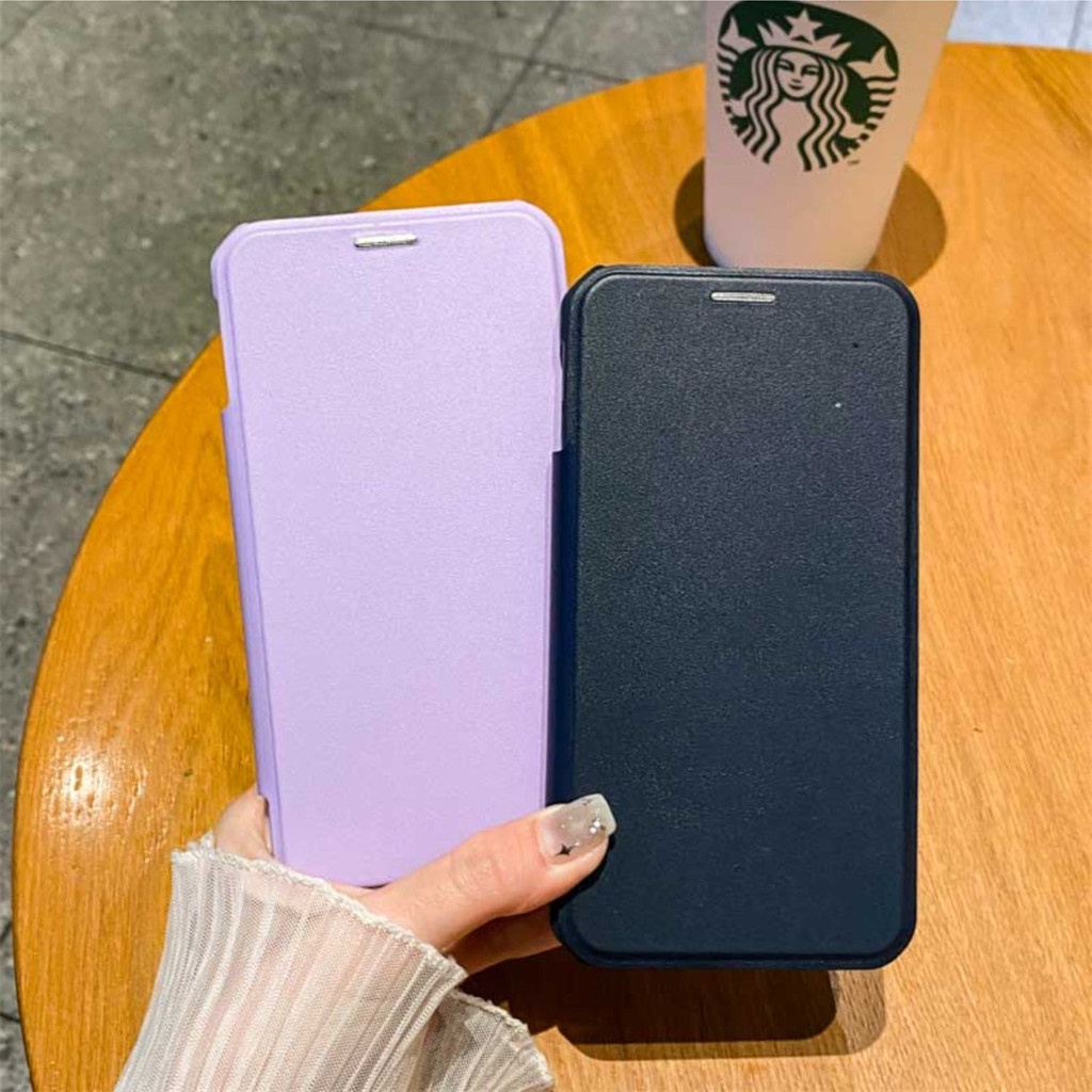 Flip holster case iphone 14 Pro Max Casing Cincin Magnet metal iphone 11 12 13 Pro Max14 Plus Lensa Proteksi Kamera Tertutup Penuh Casing iphone Transparan Keras