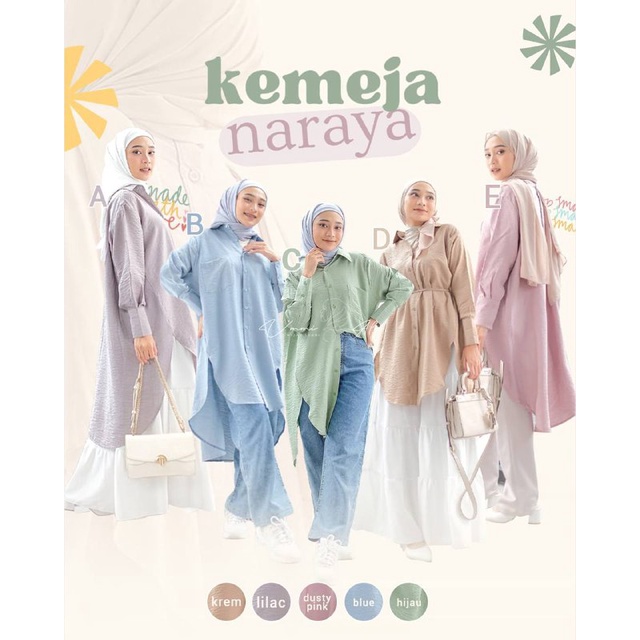 Kemeja dewasa Naraya by ummi ali