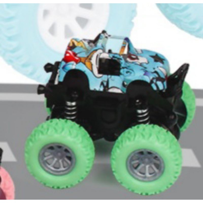 Monster Zap Mainan Mobil Jip Zap Off Road 4 Drive Inertial Bigfoot JEEP TOYS 360 derajat