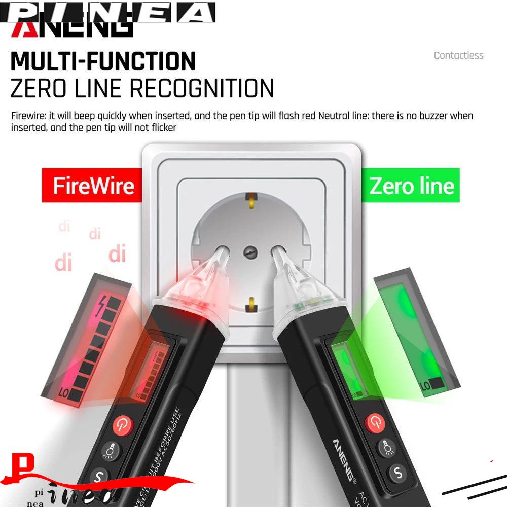 Alat Pendeteksi Tegangan Digital Nanas Portable Test Pensil Sensor Listrik Arus AC/DC
