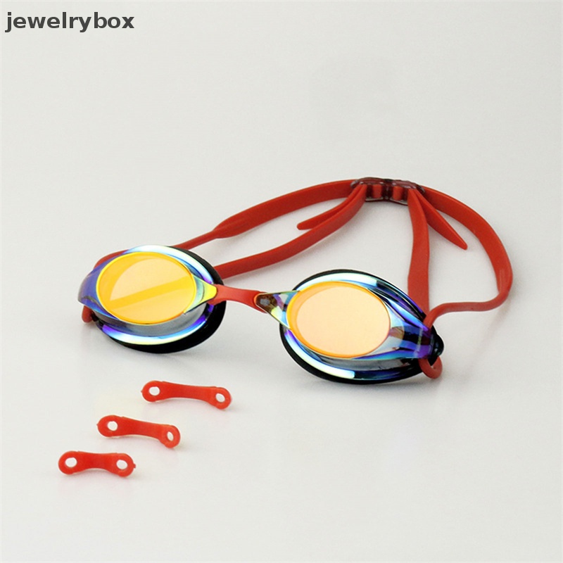[jewelrybox] Kacamata Renang Profesional Plag Anti Kabut Waterproof Silica Gel Goggles Boutique