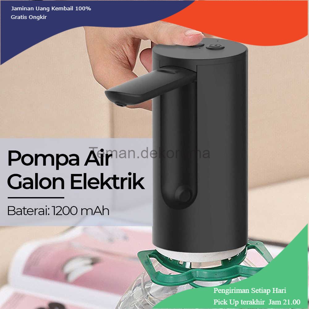 TD - ART PLUZZ Pompa Air Galon Elektrik Water Jug Pump Automatic 1200mAh - YX-04