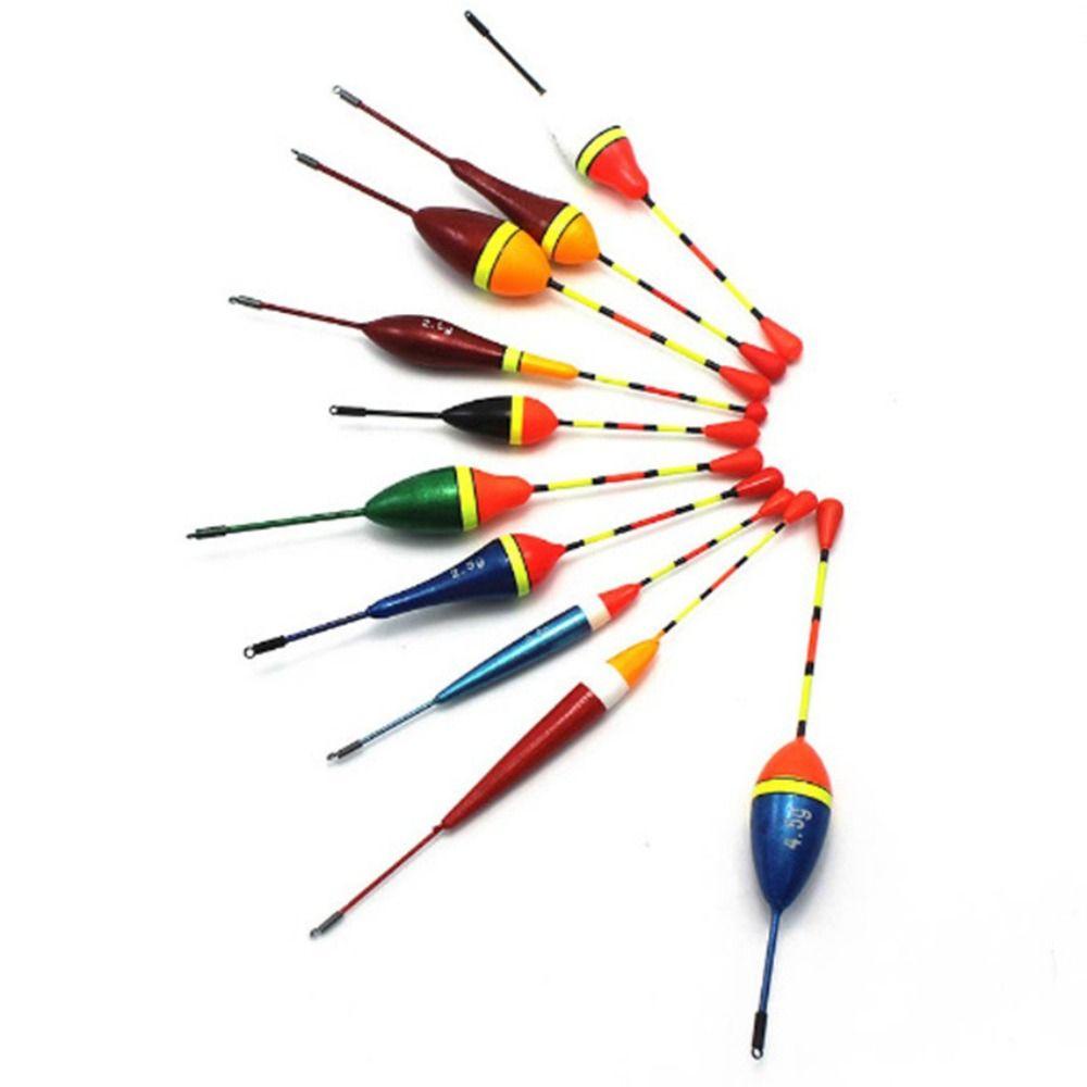 Lanfy Tongkat Bobber Pancing 10Pcs/Lot Memancing Ikan Gurame 4.5 /3/2.5/1.2/0.8/0.6g Aksesoris Memancing Bobber Stick