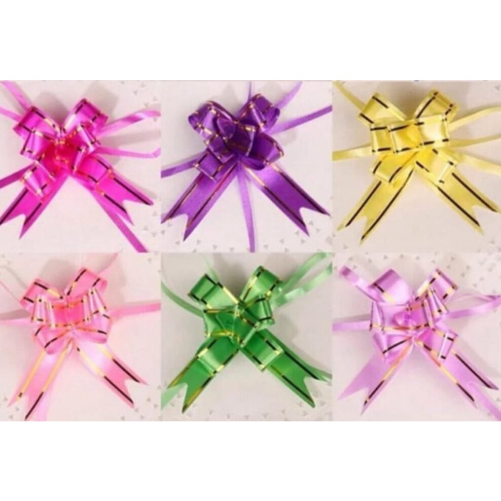 

Pita Tarik List Emas / Pita serut list emas size / Pita kado / Pita Tarik Hias