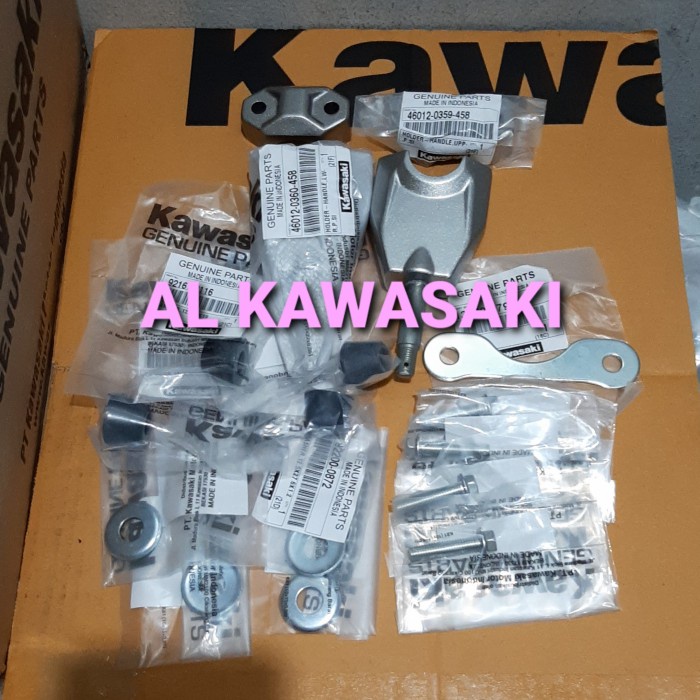 raiser stang dudukan setang set silver klx 150 klx150 bf SE original Kawasaki