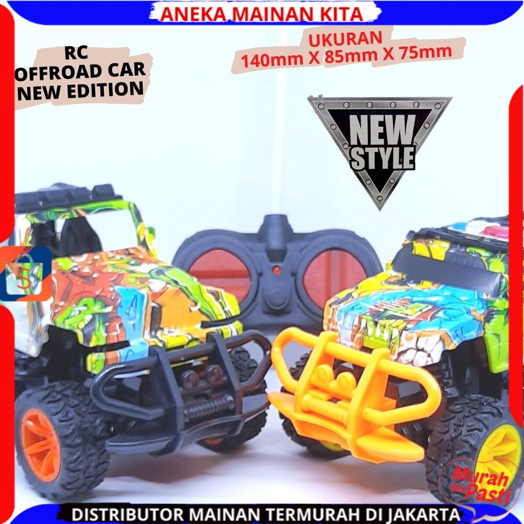 Mainan Anak Mobil Remote Control Jeep Off Road Mini Mainan Mobil Remot Kontrol