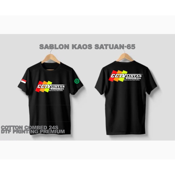 kaos cctv lintas wonosobo daerah bisa di ganti