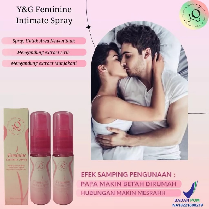 YOUNG &amp; GLOW Feminine Intimate Spray Bpom 2OmL - Apple_Kosmetik