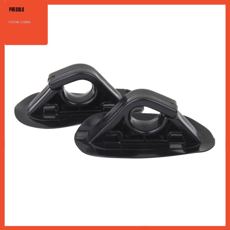 [Predolo] 2x Hitam Oar Paddle Holder Hook Gesper F Perahu Kayak Karet Perahu Perahu Aksesori