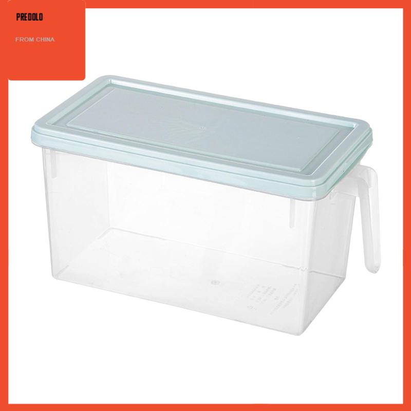 [Predolo] Fresh Keeping Box Kotak Organizer Kulkas Anti Bocor Untuk Lemari Rak Laci