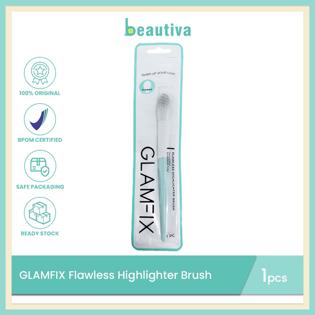 GLAMFIX Flawless Highlighter Brush Kuas Alat MakeUp