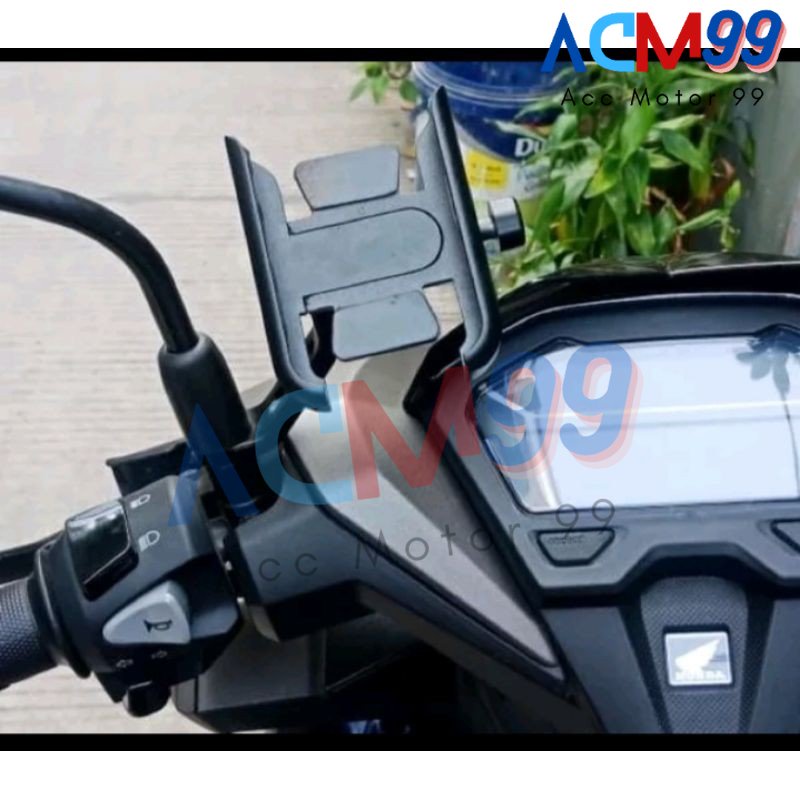 holder HP GPS spion aluminium Alloy motor NMAX AEROX XMAX VARIO BEAT FREEGO MIO ADV PCX