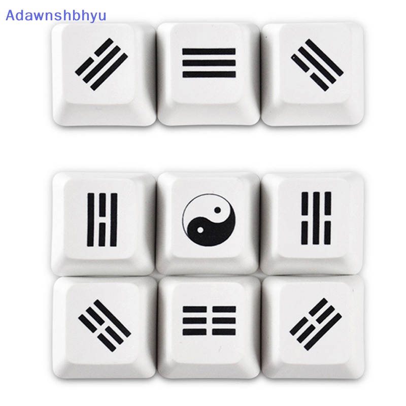 Adhyu 4/9 /12 /13PCS WASD Arah Tombol Thermal Sublimation Keycap Suplemen Warna Keycap Warna Pribadi Topi Tombol Keyboard Mekanik PBT ID