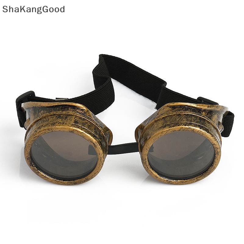 Skid Vintage Victoria Steampunk Goggles Kacamata Las Gothic Cosplaygotik Cosplay SKK