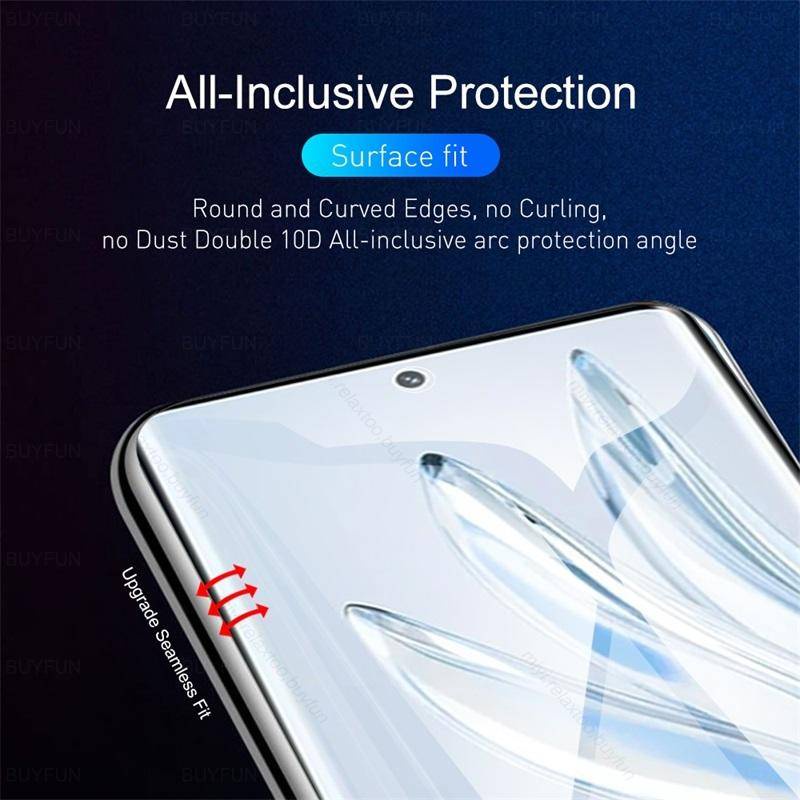 4pcs HD Film Hidrogel Lembut Untuk Honor X40i X40 GT X30i X30 MAX X20 SE X9 X9A X8 X8A X7 X7A X6 X5 Pelindung Layar Bukan Kaca Untuk Honor V40 Lite V30 Pro V8 View 40 20 30 Pro