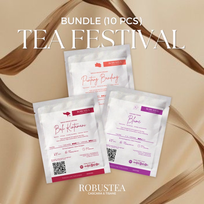 

Robustea Tea Festival Bundle (10 Pcs) Cascara & Tisane