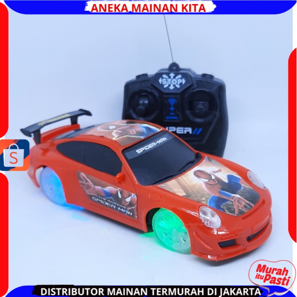 Mobil Remote Control Sedan Racing Ban Berlampu New Edition