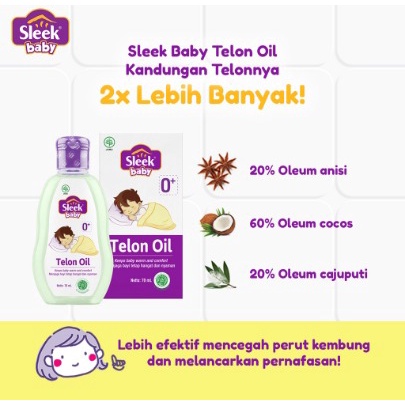Sleek Baby Telon Oil Botol 70ml , 30ml