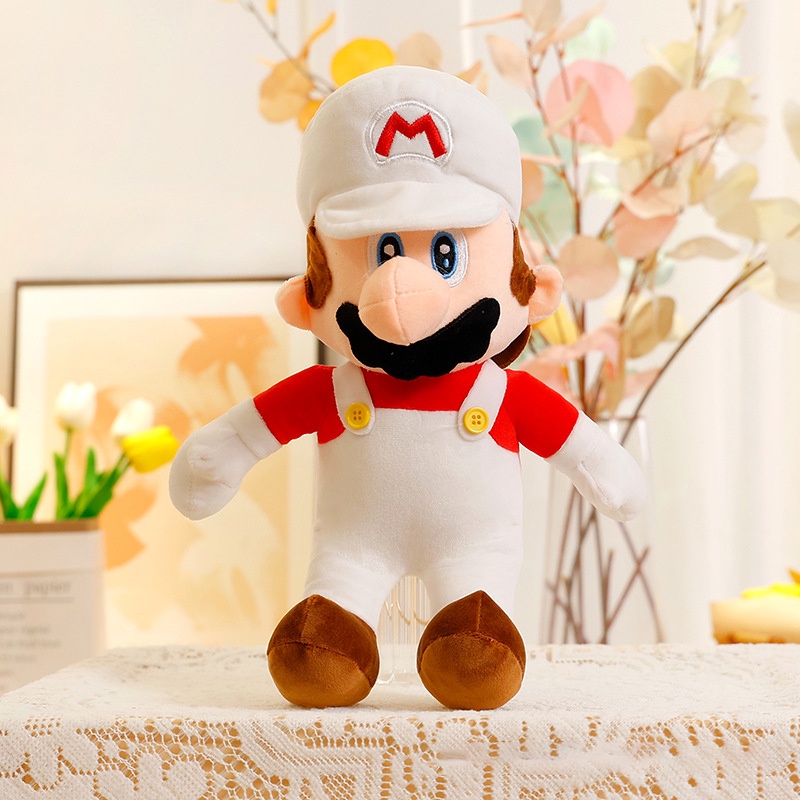 Super Mario Bros Plush Toy Game Figure Luigi Yoshi Dinosaurus Plush Doll Lucu Figure Liontin Mainan Boneka Mainan Ulang Tahun Anak