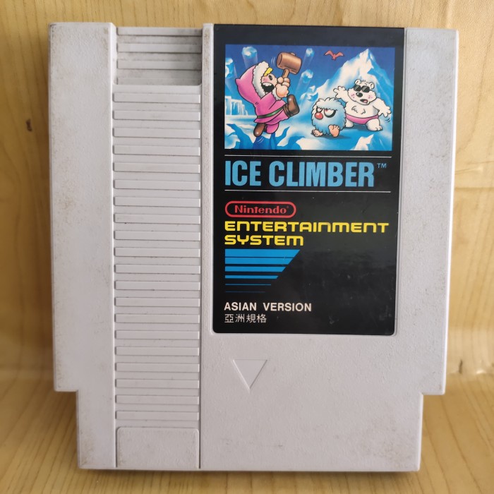 Kaset Catridge Nintendo NES ICE CLIMBER Original