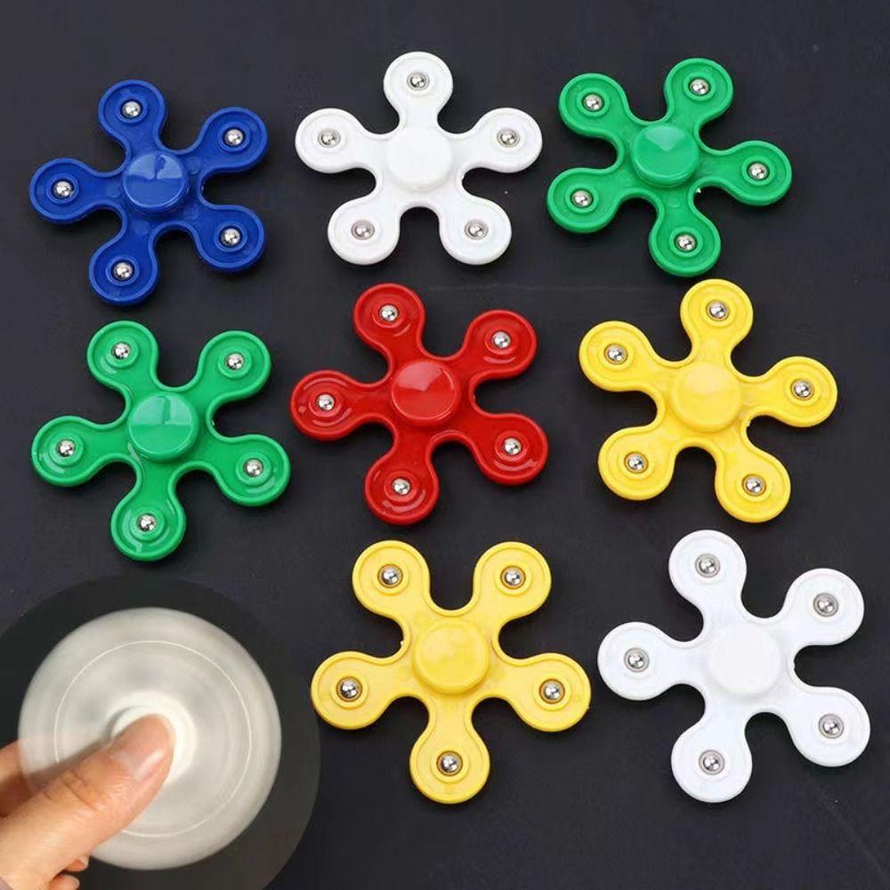 Lanfy Fingertip Gyroscope Menarik 5pcs Rotating Toys Aviation Gyroscope Mainan Untuk Spinner Tangan Gadis