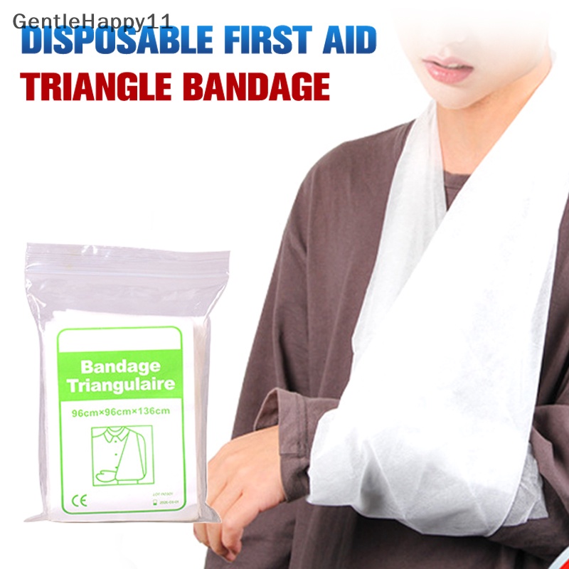 Gentlehappy 1pcs Segitiga First Aid bandage Frakture Fixation First Aid id