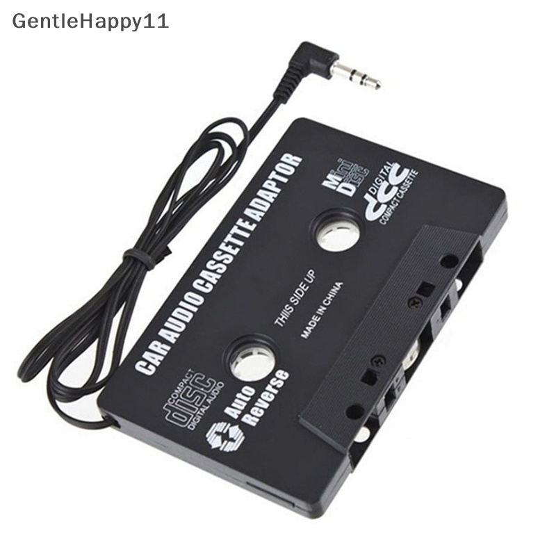 Gentlehappy High Quality Car MP3 MP4 Kaset Tape Adapter Handphone Audio Converter Car Tape Converter Untuk IPod MP3 CD DVD Player id