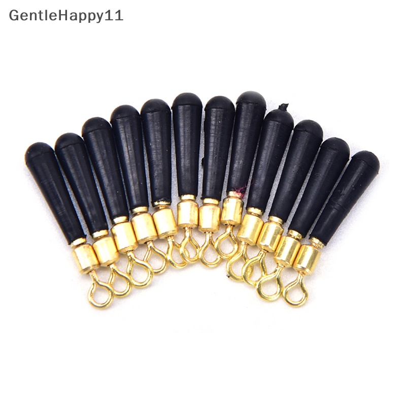 Gentlehappy 10pcs Kepala Tembaga Alat Pancing Rotasi Drift Memancing Mengapung Bobber Seat Rest id