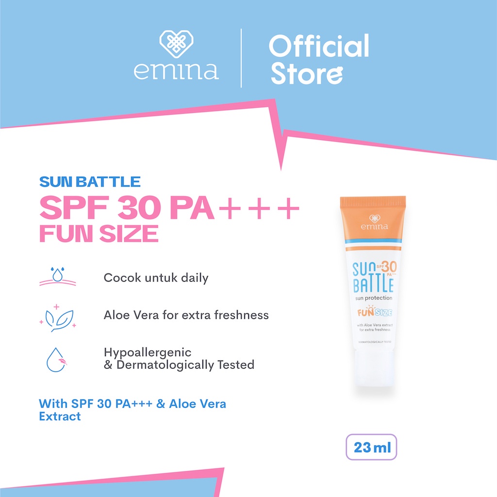 RADYSA - Emina Sun Battle SPF 30 PA+++ Sunscreen Emina